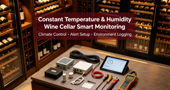 Constant Temperature & Humidity Wine Cellar Smart Monitoring